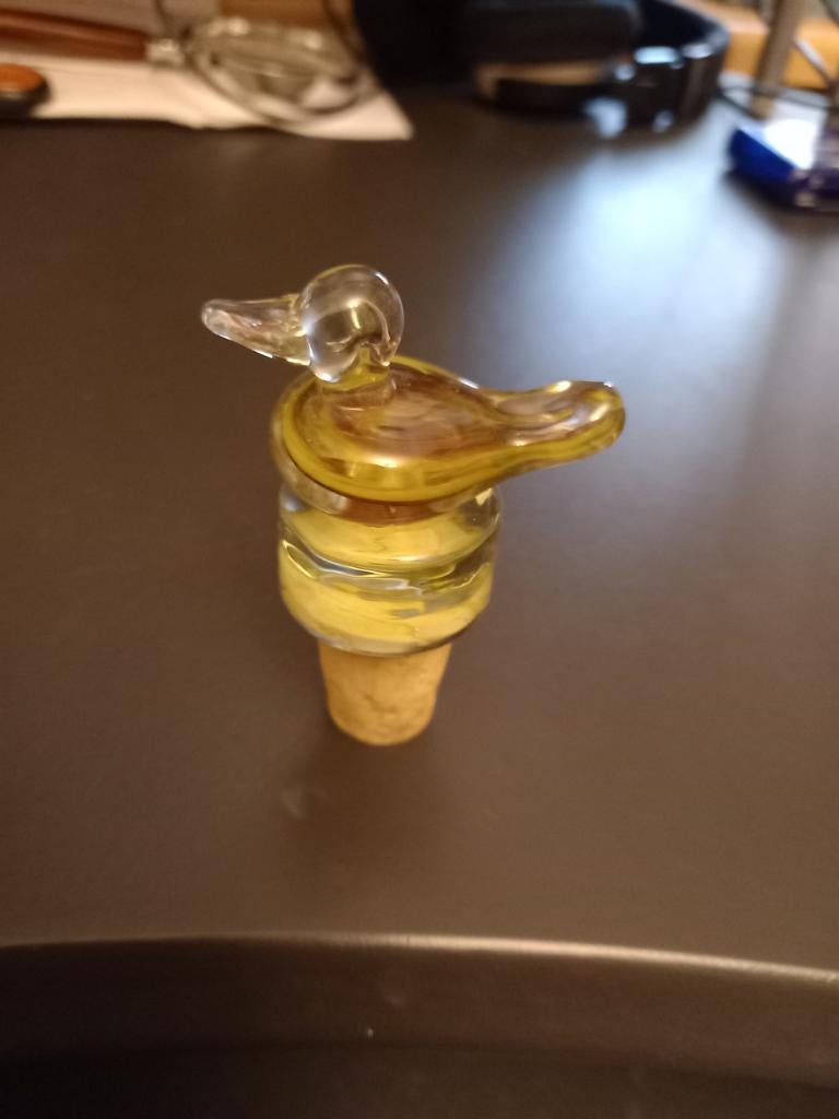 Sier kurk glas., Ophalen of Verzenden, Nieuw