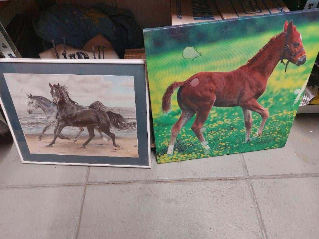 2 schiderye met paard erop, Ophalen of Verzenden, Nieuw