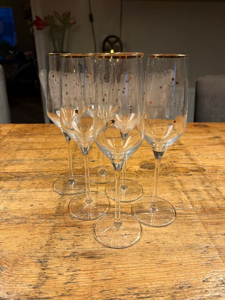 6 Villeroy & Boch VIVO Glazen - Set, Huis en Inrichting, Keuken | Servies, Glas of Glazen, Gebruikt, Ophalen of Verzenden, Glas