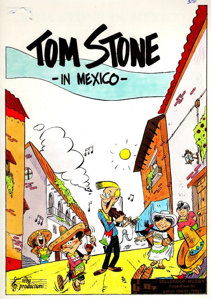 Bladmuziek Tom Stone in Mexico, Muziek en Instrumenten, Bladmuziek, Overige genres, Ophalen of Verzenden, Zo goed als nieuw, Klarinet