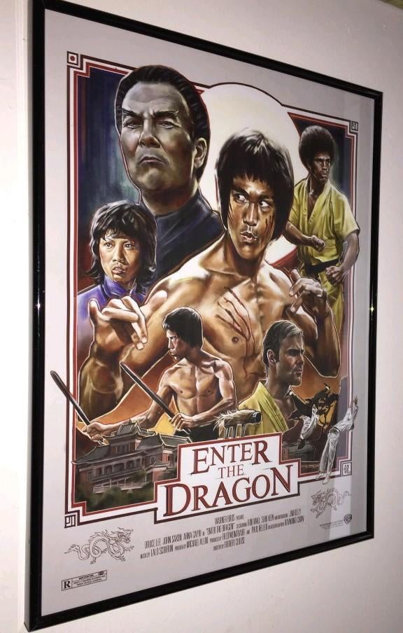 Bruce lee, Verzamelen, Posters, Ophalen of Verzenden, Zo goed als nieuw, A1 t/m A3, Film en Tv