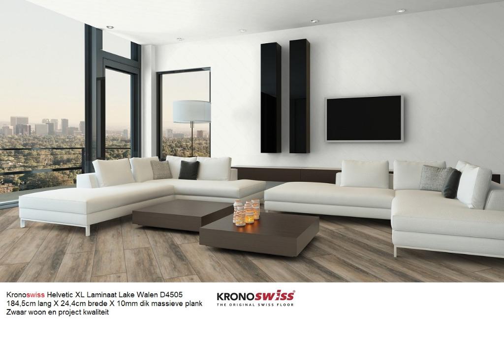 XL Laminaat Lake Walen D4505 184,5cm lang 10mm €15,95m2, 75 m² of meer, Nieuw, Ophalen of Verzenden, Laminaat vloer XL 185cm lang X 34cm breed