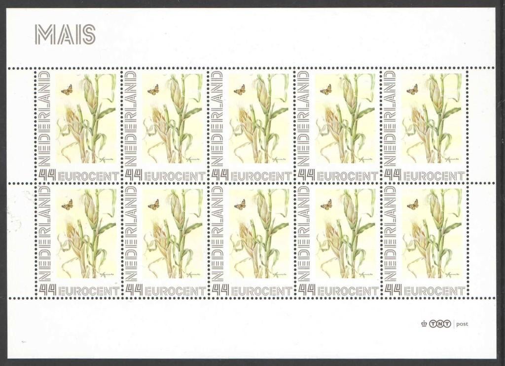 Bloemenpracht op postzegels: Mais, Ophalen of Verzenden, Na 1940, Postfris