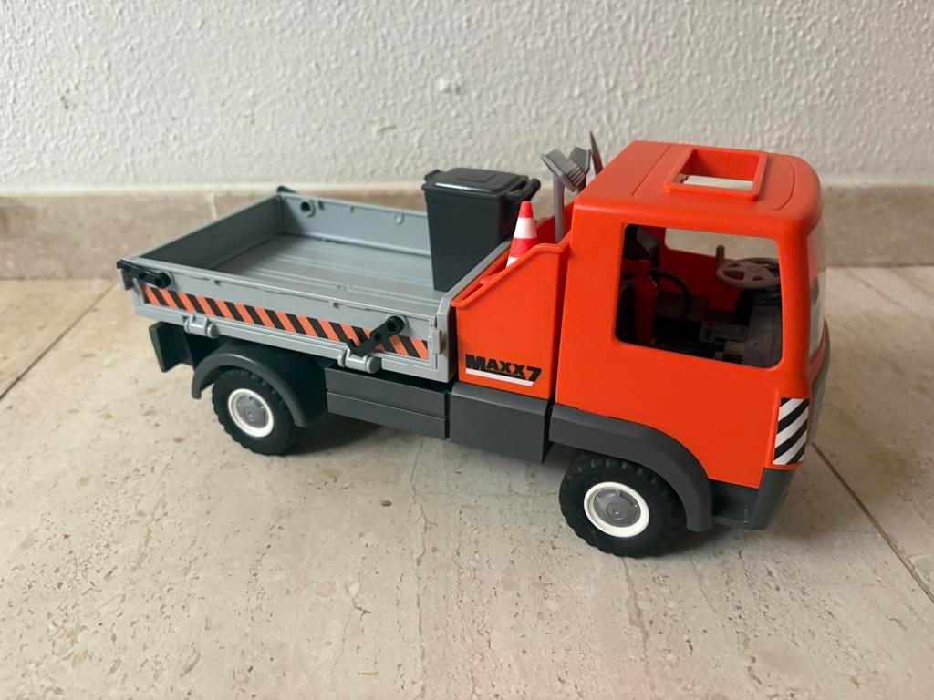 Playmobil vrachtwagen, Hobby en Vrije tijd, Modelauto's | 1:24, Ophalen of Verzenden, Zo goed als nieuw, Bus of Vrachtwagen, Overige merken