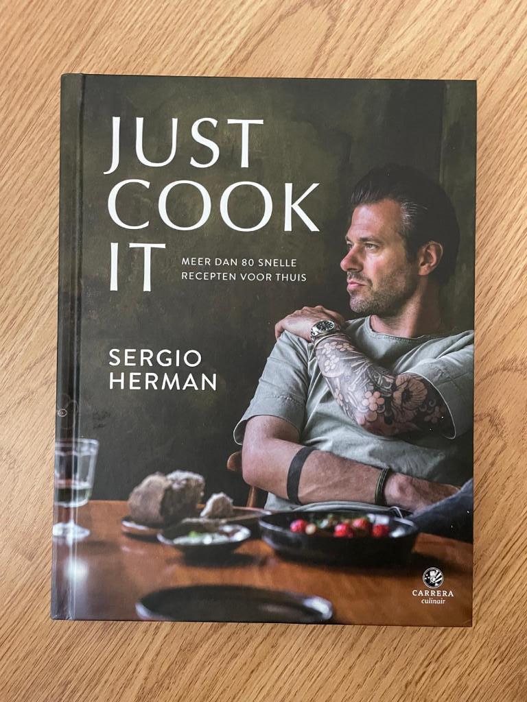 kookboek Just cook it - Sergio Herman, Ophalen of Verzenden, Zo goed als nieuw