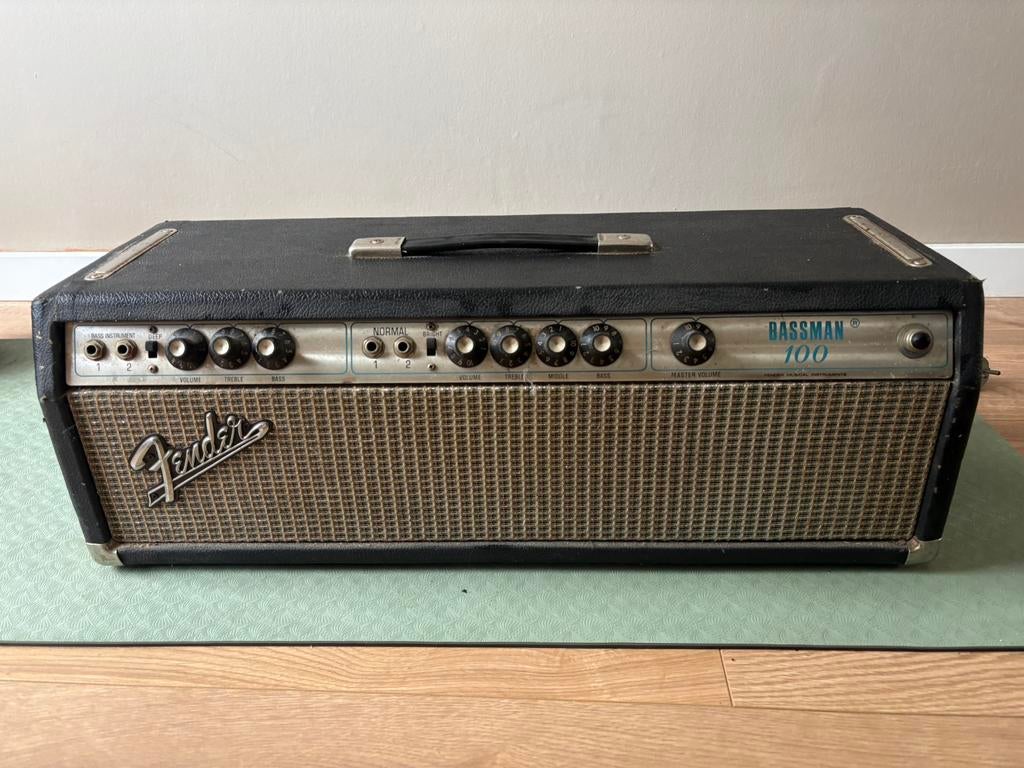 Fender Bassman 100, Muziek en Instrumenten, Versterkers | Bas en Gitaar, Ophalen, Gebruikt, Basgitaar, 100 watt of meer