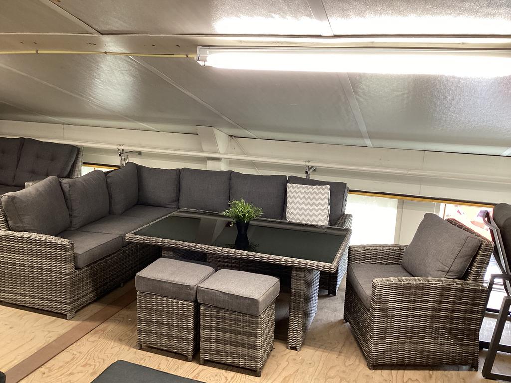 Dining loungeset Wicker hoekbank Diningtafel, Tuin en Terras, Ophalen of Verzenden, Nieuw, Wicker, Stoel