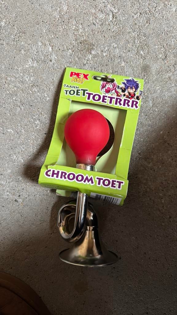 Pex kids chroom toet toeter fiets kind nieuw, Fietsen en Brommers, Ophalen of Verzenden, Zo goed als nieuw