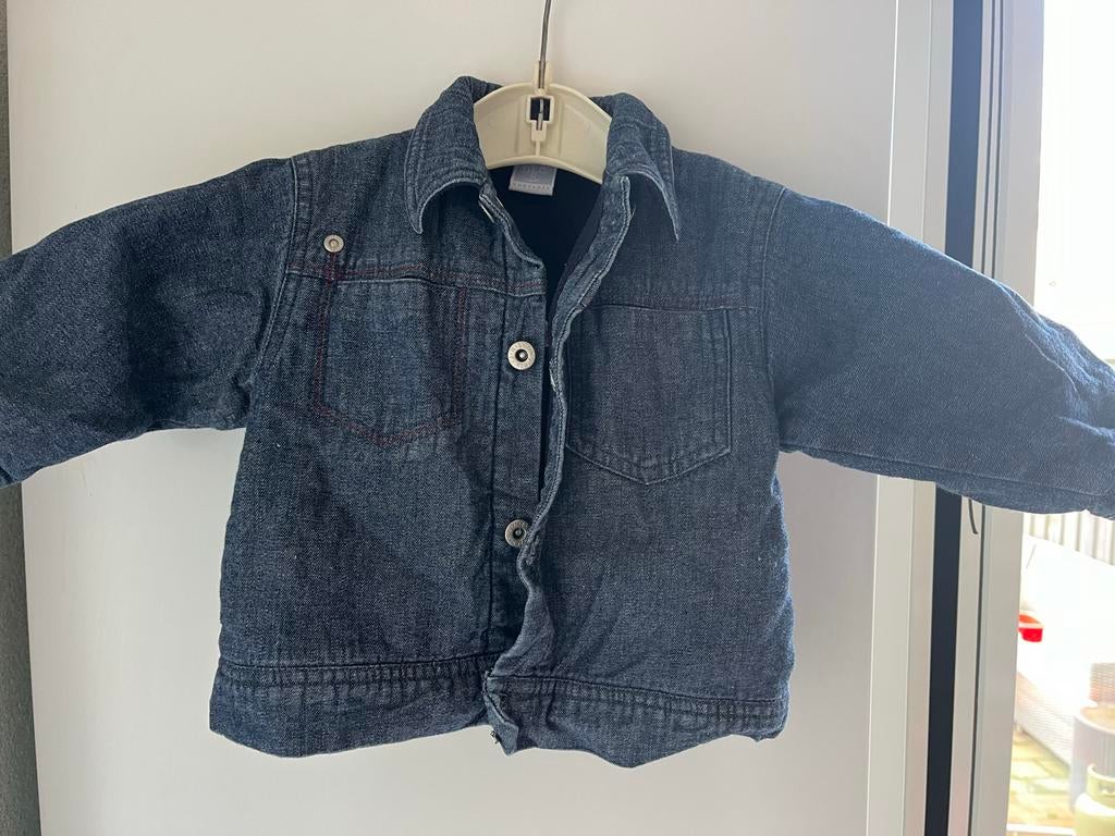 BFC gevoerd spijkerjack maat 68, Kinderen en Baby's, Ophalen of Verzenden, Gebruikt, Jongetje of Meisje, Jasje