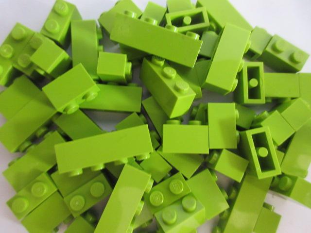 nr. 6828, 60 lime stenen, 1 nop breed., Kinderen en Baby's, Speelgoed | Duplo en Lego, Ophalen of Verzenden, Zo goed als nieuw