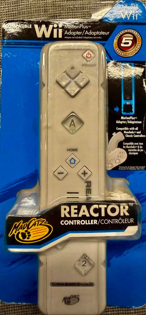 NIEUW Mad Catz Reactor Controller voor Nintendo Wii, Overige genres, 1 speler, Nieuw, Ophalen of Verzenden