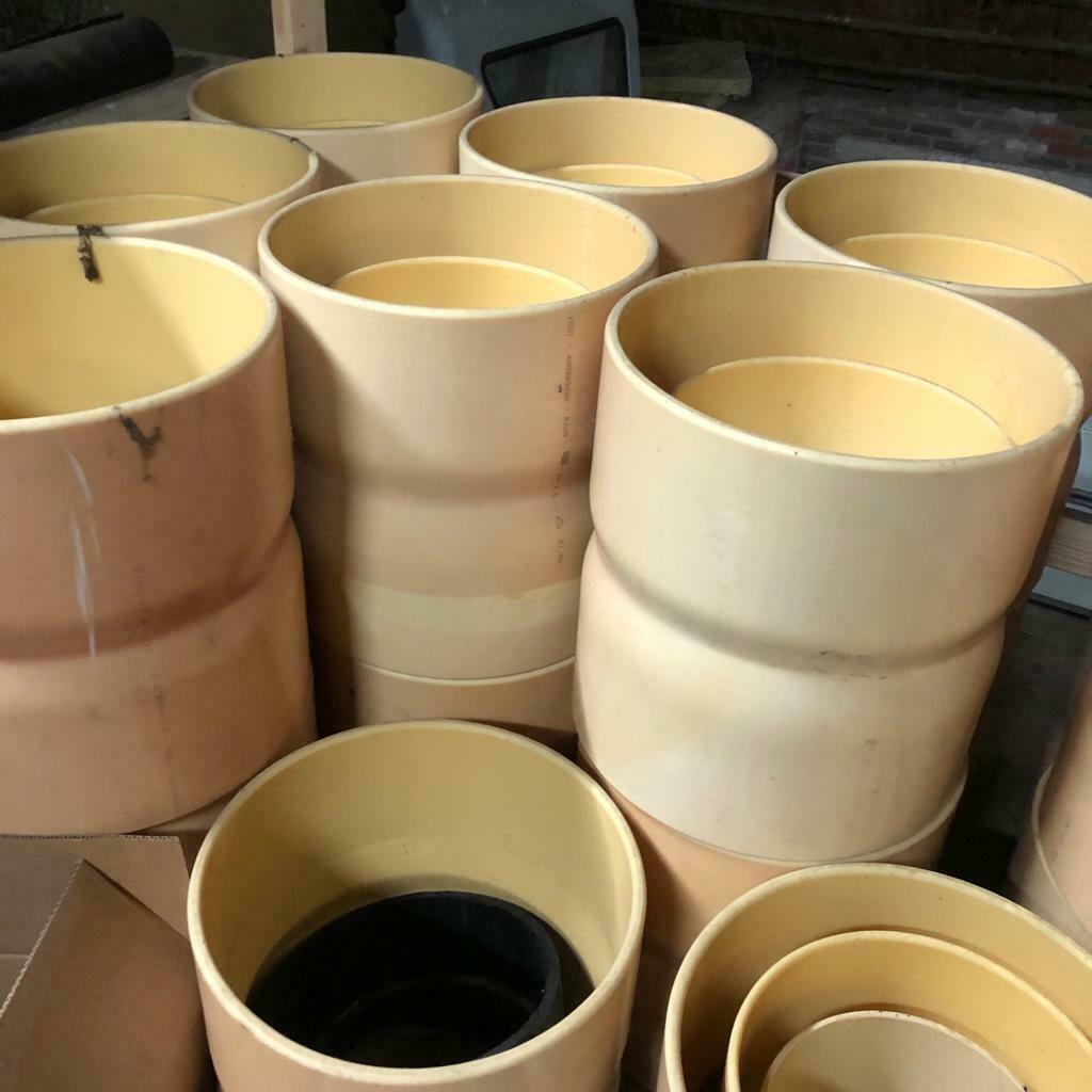 Druk moffen, druk sokken, Doe-het-zelf en Verbouw, Buizen en Afvoer, Nieuw, Pvc, Ophalen of Verzenden
