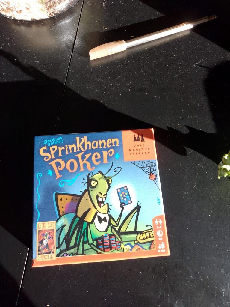 Sprinkhanen Poker - Leuk kaartspel!, Hobby en Vrije tijd, Gezelschapsspellen | Kaartspellen, Een of twee spelers, Ophalen of Verzenden