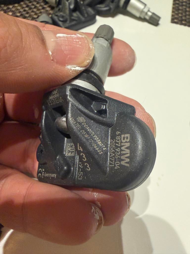 BMW TPMS Sensor 433MHz OEM 6877936 F30 F10 F20 X3 X5, Ophalen of Verzenden, Gebruikt, BMW