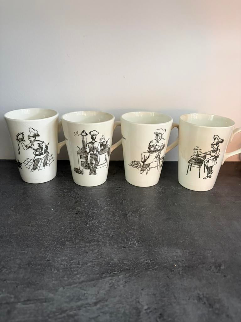 California bekers, Antiek en Kunst, Antiek | Servies los, Ophalen of Verzenden