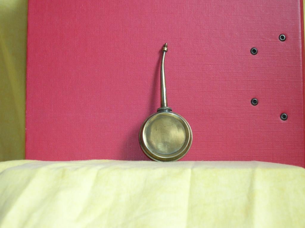T-19 KOPER SPUITJE LANG 12 CM BREED 5 CM DIKTE 13 MM, Antiek en Kunst, Antiek | Gereedschap en Instrumenten, Ophalen of Verzenden