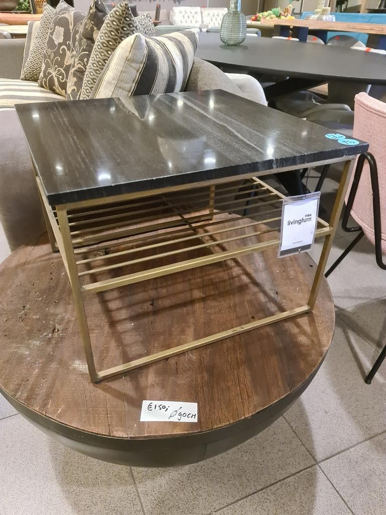 Nieuwe livingfurn marble collectie salontafel messing €75, Ophalen, ., Nieuw, .