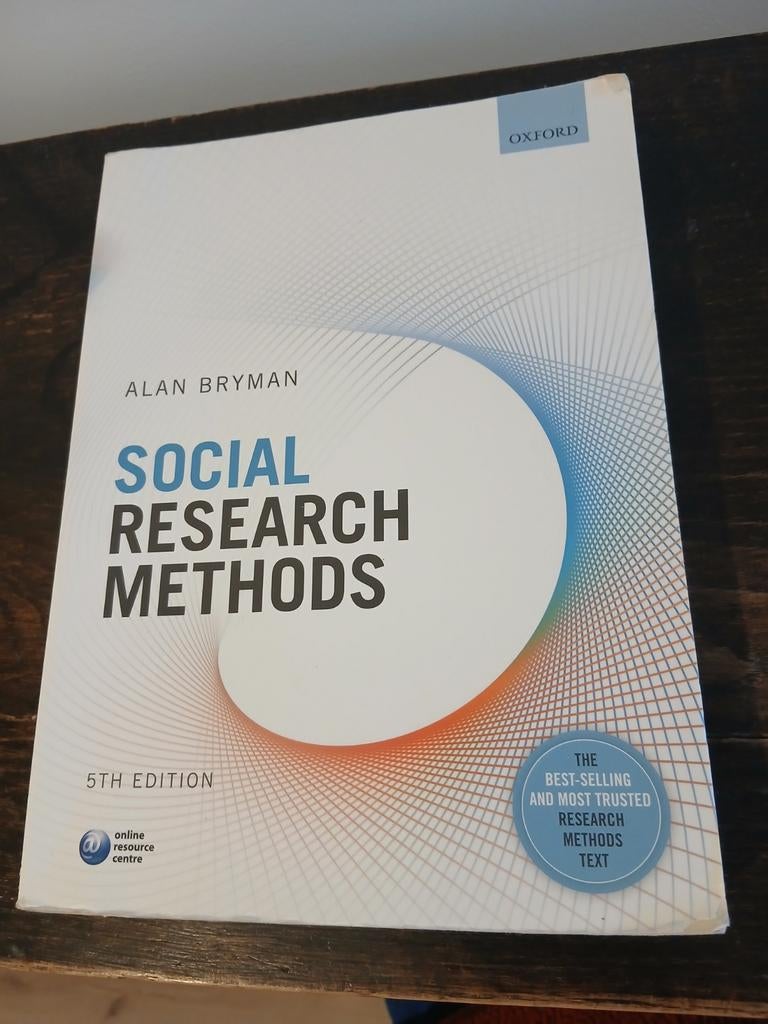 Social Research Methods - Alan Bryman, Boeken, Alan Bryman, Zo goed als nieuw, Alpha, HBO