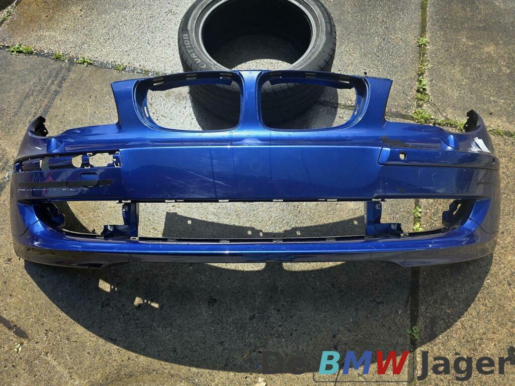 Voorbumper montegoblau BMW 1-serie E81 E87 LCI 51110029500, Gebruikt, Voor, Ophalen of Verzenden, Bumper