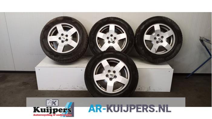 Sportvelgenset + winterbanden van een Landrover Discovery, Auto-onderdelen, Banden en Velgen, Gebruikt, -, -, -