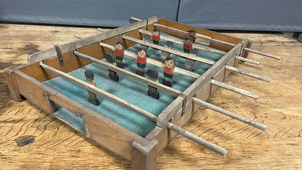 Antiek tafelvoetbal spel., Ophalen of Verzenden