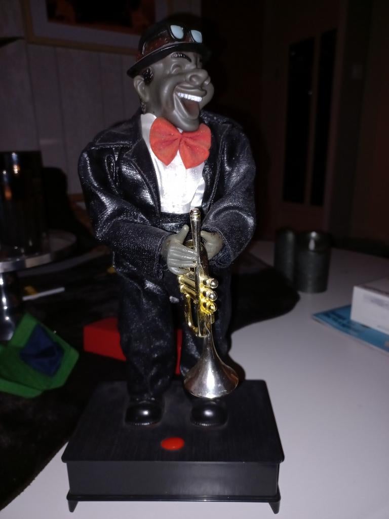 Jazz Muzikant Figuur met Trompet, Ophalen of Verzenden