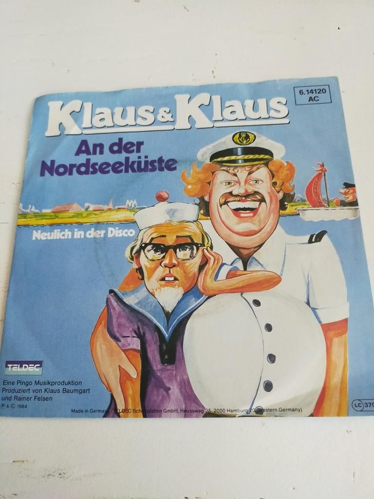 Klaus & Klaus , an der nordseeküste, Cd's en Dvd's, Vinyl Singles, Ophalen of Verzenden, Zo goed als nieuw, Nederlandstalig