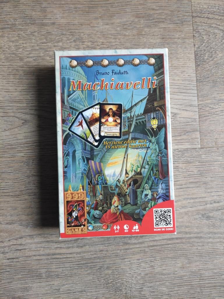 Machiavelli spel, Ophalen of Verzenden, Zo goed als nieuw, 999 Games