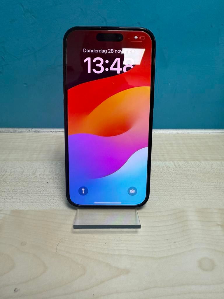 Apple iPhone 15 128GB Zwart - second life - Als nieuw - 100%, Telecommunicatie, Mobiele telefoons | Apple iPhone, Zo goed als nieuw