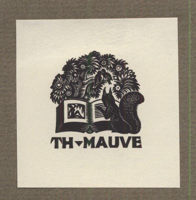 1251 Ex Libris Nederland : Thijs Mauve, 1942, Verzenden