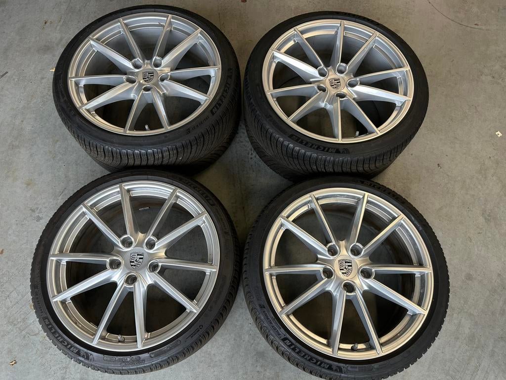 Orig 20 21 inch Porsche 911 992 Carrera S 4S Winterbanden, Ophalen, Banden en Velgen, Personenwagen, Gebruikt