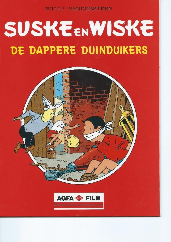 Suske en Wiske. De Dappere Duinduikers. Reclame Agfa, Eén stripboek, Ophalen of Verzenden, Zo goed als nieuw