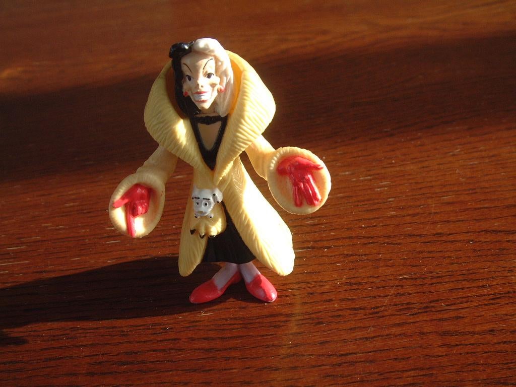 disney cruella de vil, Ophalen of Verzenden, Overige figuren, Gebruikt, Beeldje of Figuurtje