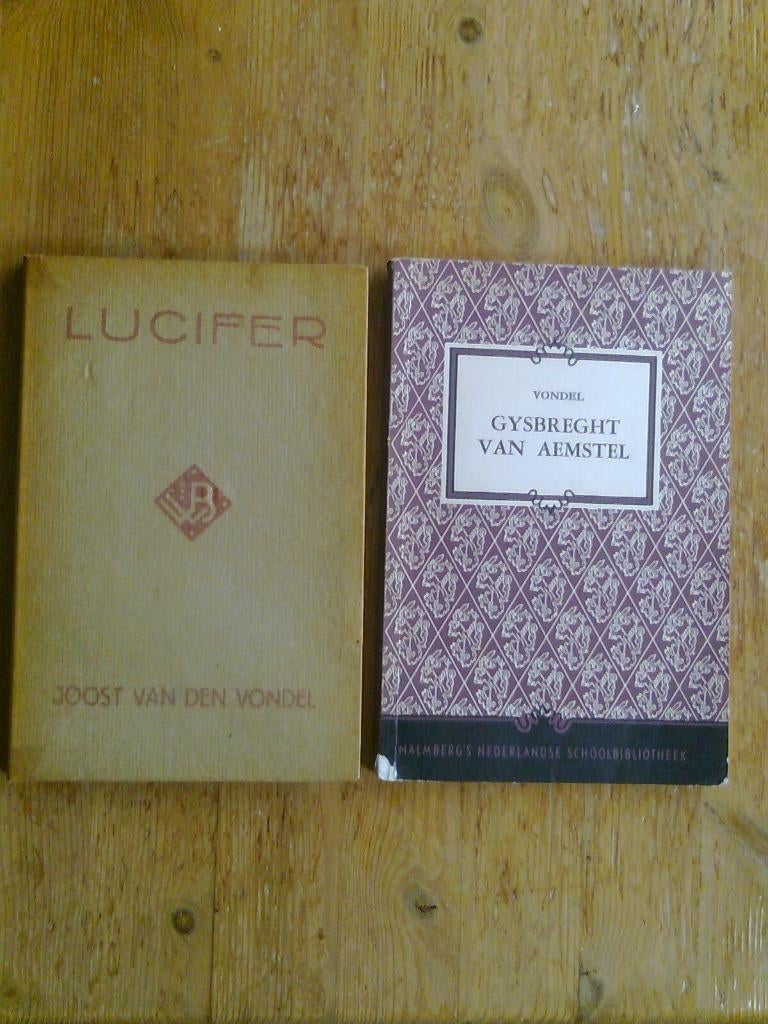 Lucifer / Gysbrecht van Aemstel,   van Joost van den Vondel, Boeken, Ophalen of Verzenden, Gelezen