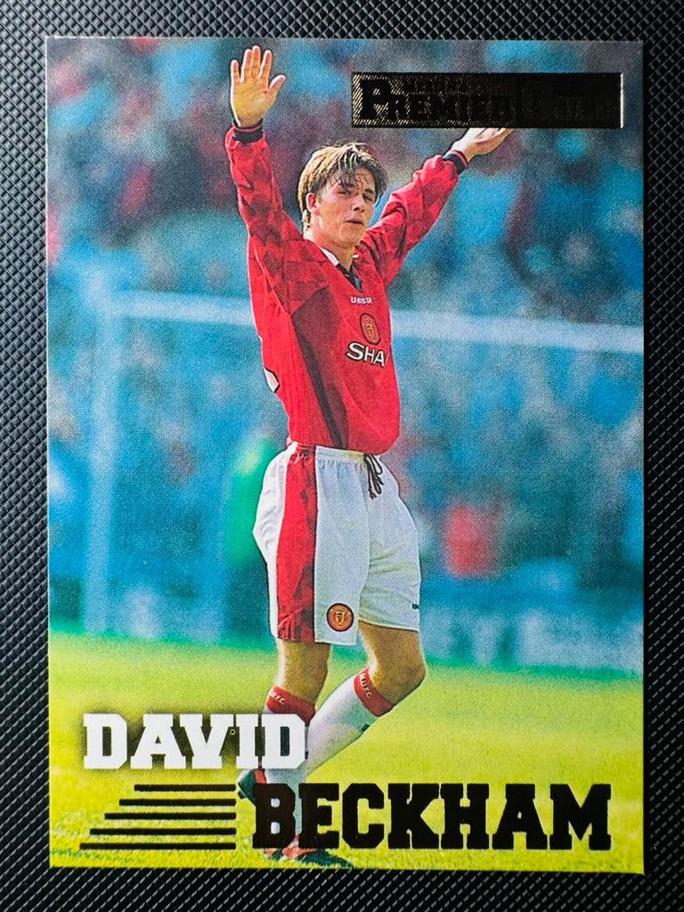 David Beckham Merlin's Premier Gold #92 RC Manchester United, Hobby en Vrije tijd, Stickers en Plaatjes, Ophalen of Verzenden