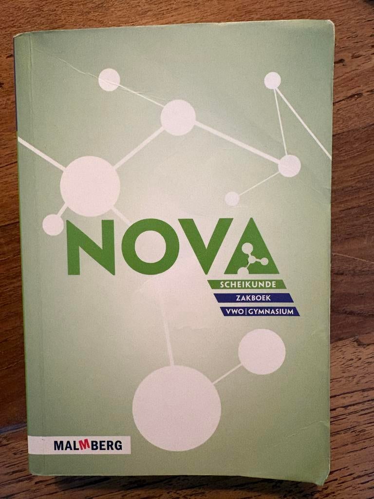 NOVA Scheikunde Zakboek VWO Gymnasium Malmberg, Boeken, Studieboeken en Cursussen, Ophalen of Verzenden, Beta, Zo goed als nieuw