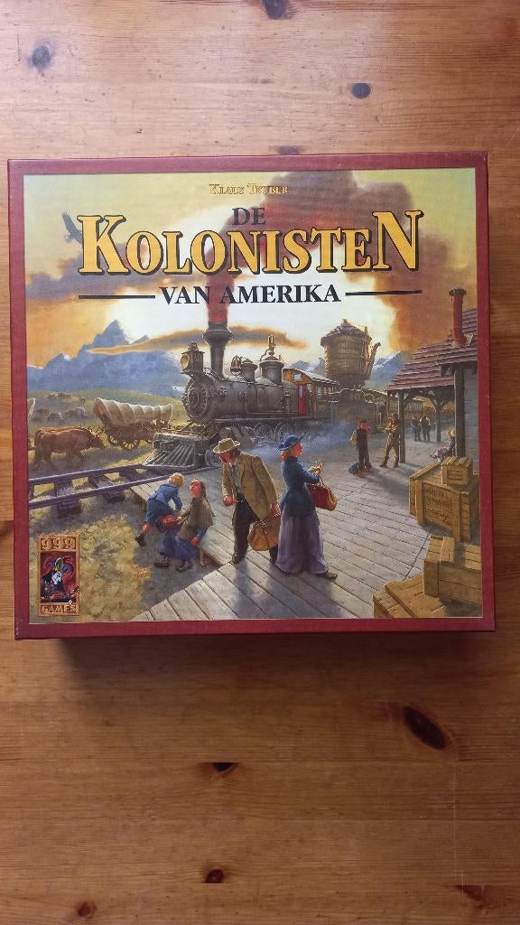 De Kolonisten van Amerika bordspel, Een of twee spelers, Ophalen of Verzenden, Zo goed als nieuw