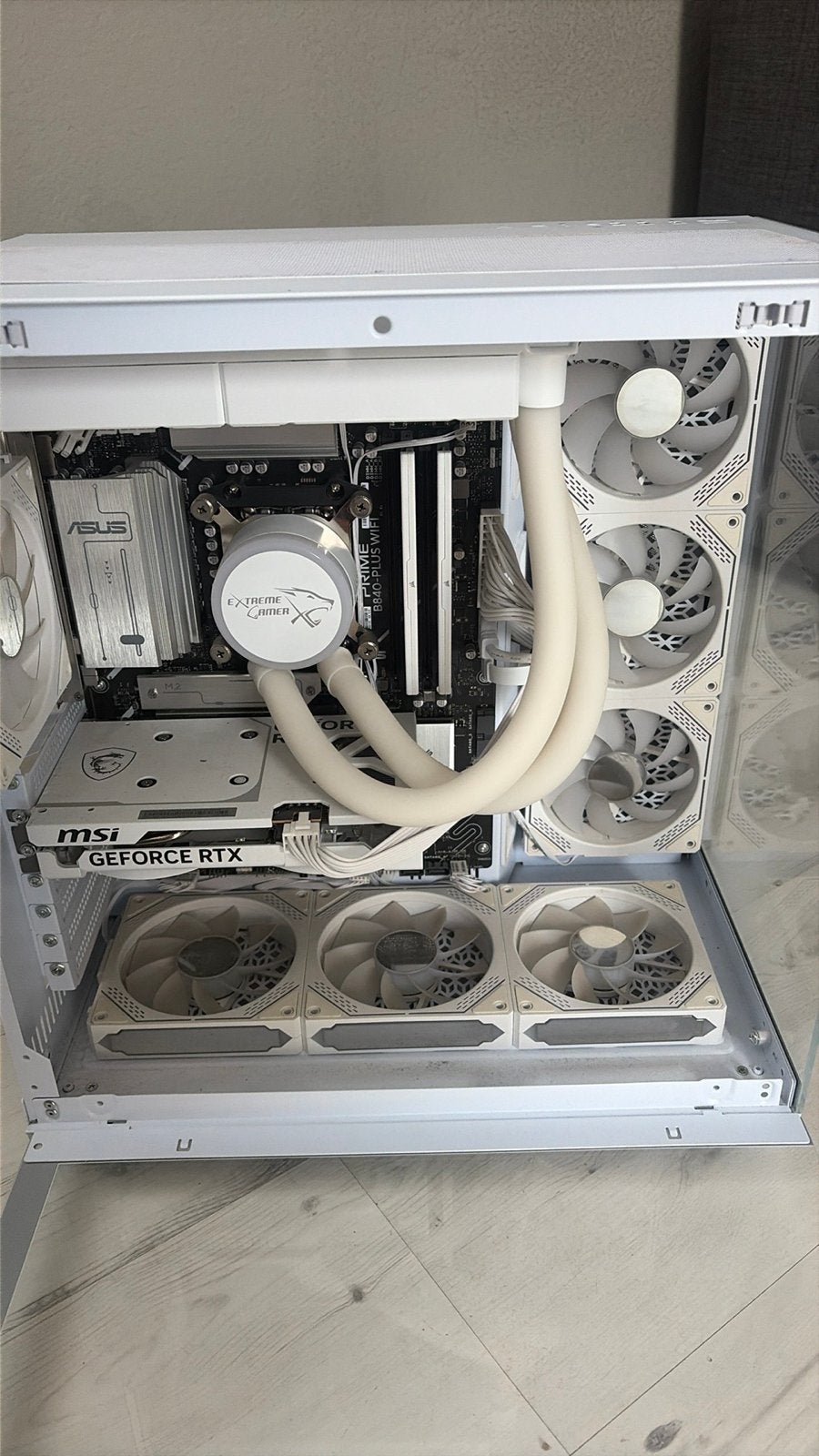 GAMING PC ExtremeGamer X White Edition – Level 1 AMD v4, 32 GB, Ophalen of Verzenden, Zo goed als nieuw, Gaming