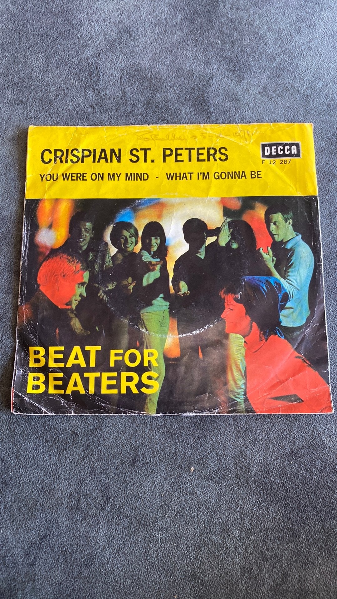 Vinyl single Crispian St. Peters - You were on my mind, Ophalen of Verzenden, Gebruikt, Pop