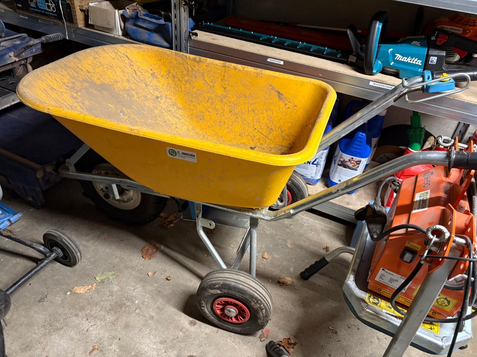 E power barrow  kruiwagen elektrisch lion accu, Ophalen, Zo goed als nieuw