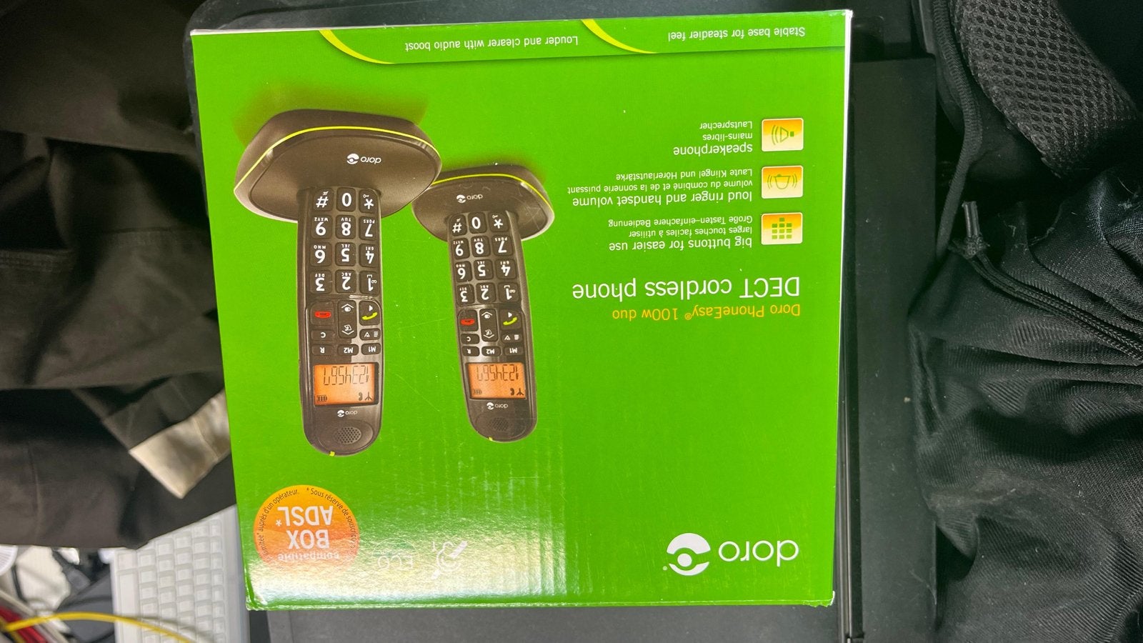 Doro PhoneEasy 100w duo DECT draadloze telefoon, Ophalen of Verzenden, Nieuw, 2 handsets