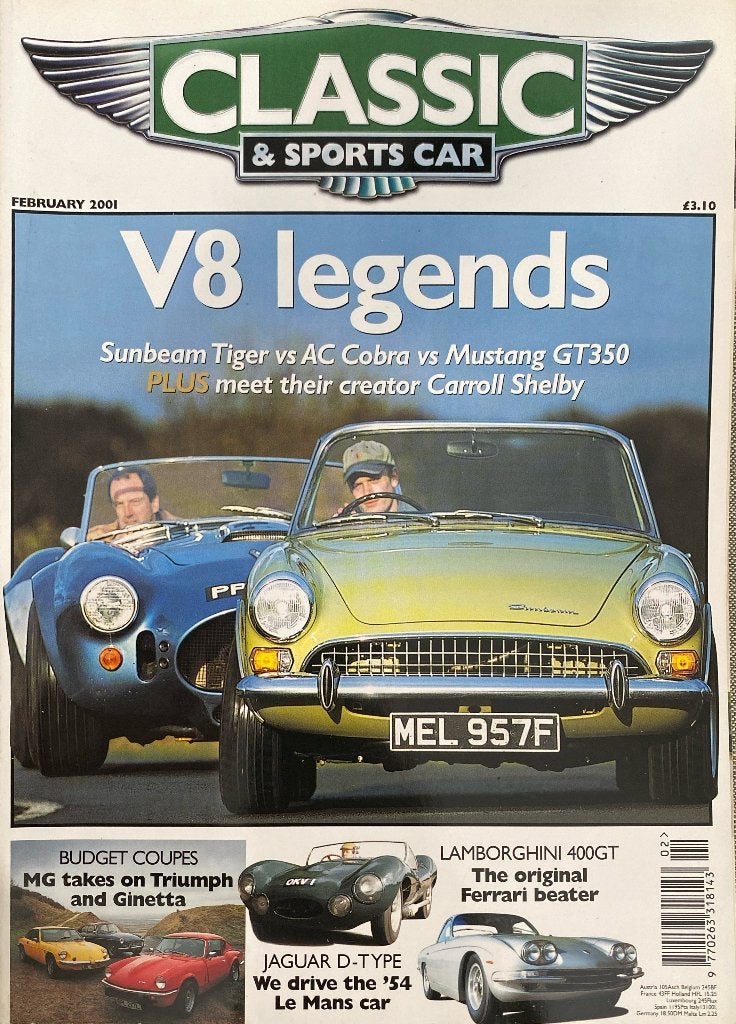 Classic & Sports Car Magazine - Februari 2001, Gelezen, Diverse, Algemeen, Ophalen of Verzenden