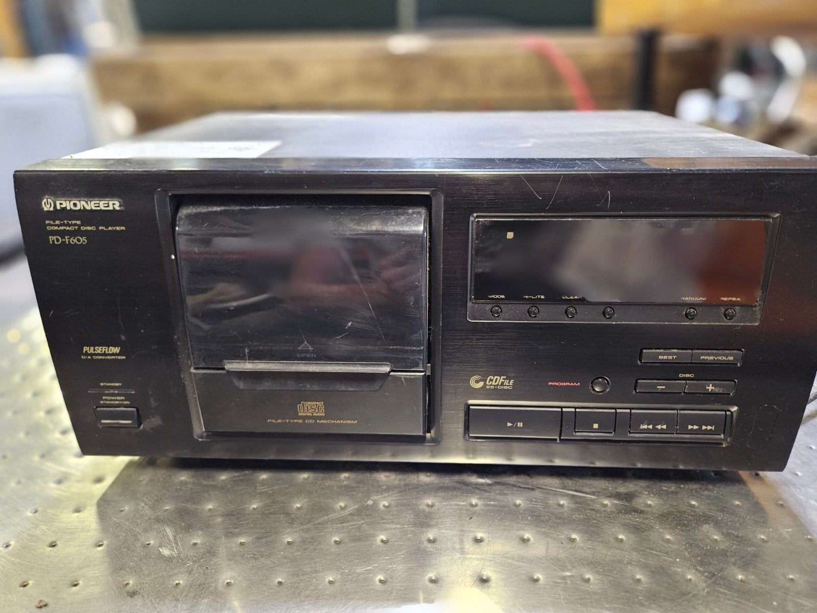Pioneer PD-F605 25 CD Wisselaar - Werkt goed, Ophalen of Verzenden, Gebruikt, Pioneer, Wisselaar