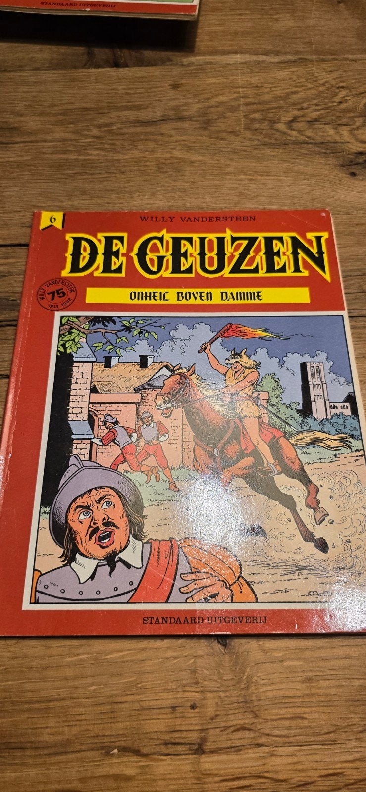 De Geuzen - Onheil Boven Damme - Willy Vandersteen, Boeken, Gelezen, Willy Vandersteen, Eén stripboek, Ophalen of Verzenden