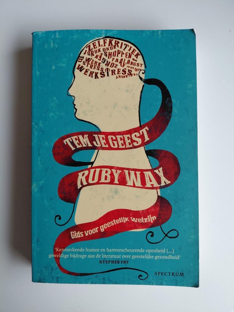 Ruby Wax - Tem je geest, Boeken, Ophalen of Verzenden, Zo goed als nieuw, Ruby Wax