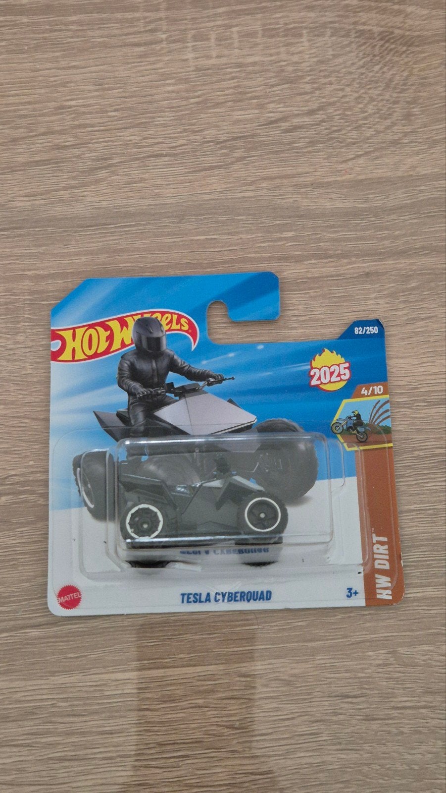 Hot Wheels Tesla Cyberquad 2025 HW Dirt 82/250, Kinderen en Baby's, Ophalen of Verzenden, Nieuw
