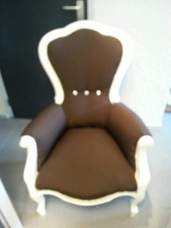 Brocante barok fauteuile geheel opnieuw gestoffeerd, Antiek en Kunst, Antiek | Meubels | Stoelen en Banken, Ophalen