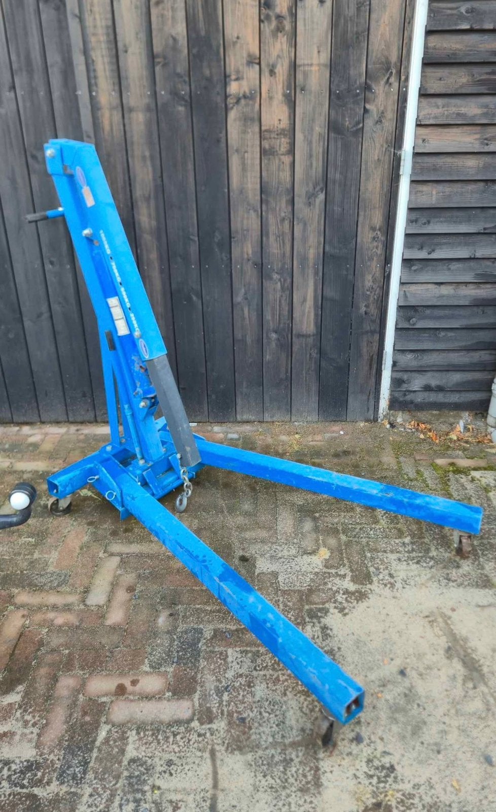 Datona Werkplaatskraan/motortakel 1000 kg, Ophalen, Zo goed als nieuw