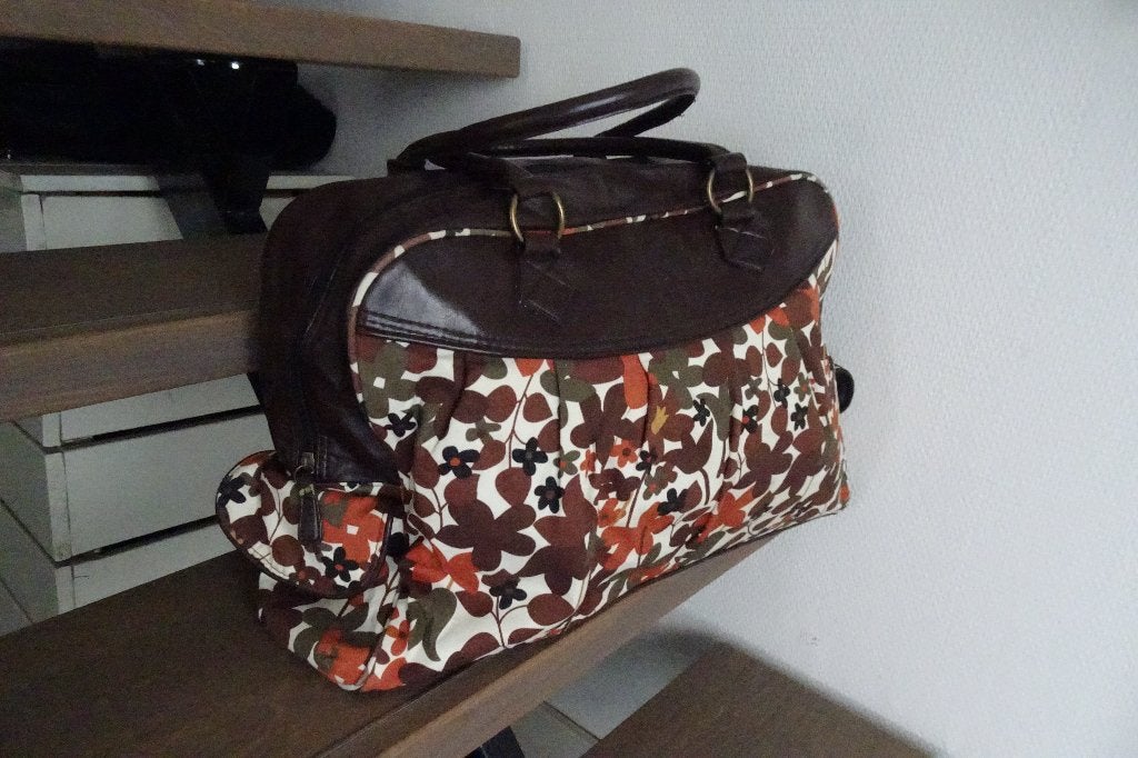 vintage tas, Ophalen, Zo goed als nieuw, Bruin, Handtas