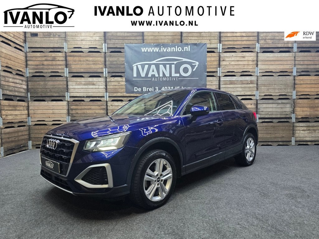 Audi Q2 35 TFSI Advanced edition Sport Navi Clima Cruise Cam, Auto's, Audi, Stof, 4 cilinders, 150 pk, Blauw